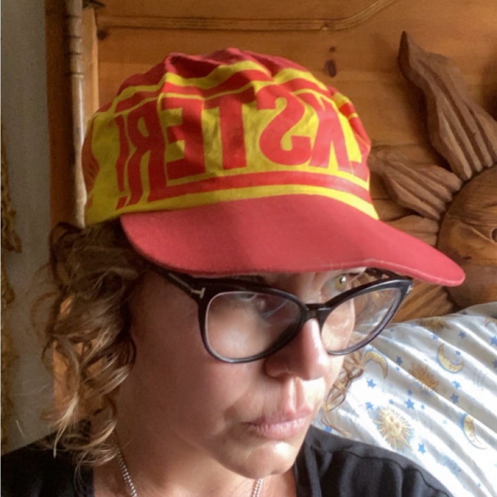 VTG 91’ WWF Hulk Hogan Hulkster Painters Cap hat. Elastic back. USA. 7.5”x 7” - Picture 12 of 14